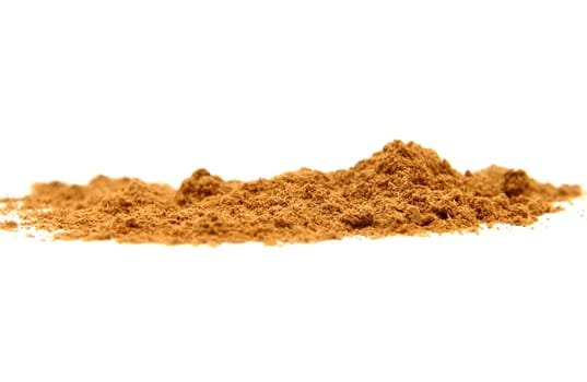 Cinnamon on white