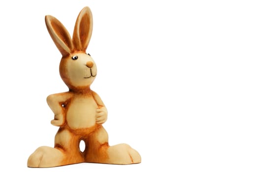 Brown Easter Bunny Figurine
