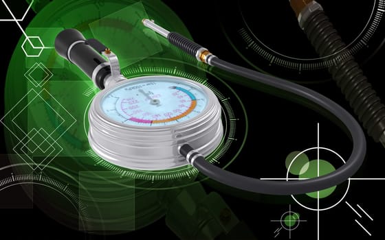 Air tyre inflator