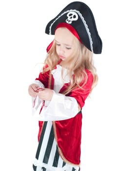 Baby girl dressed up for Christams