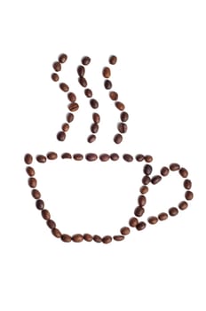 Conceptual shot of caffee cup