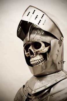 Skeleton in a knights Armor