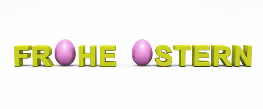 3D Lettering - Happy Easter Green Pink
