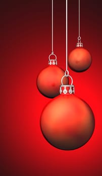 Christmas Baubles Background 06