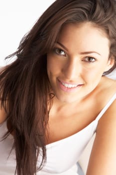 Attractive Young Woman In Studio