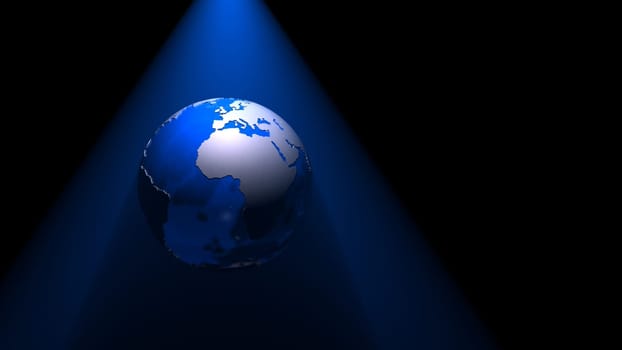 Globe in the Light - Blue