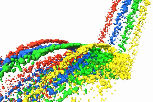 Colorful Waterfall 01