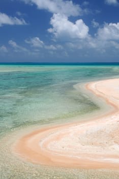 pink sand