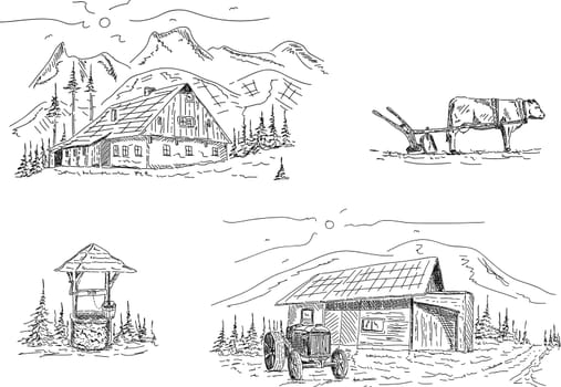 life under mountains