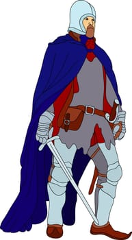 Knight with scimitar