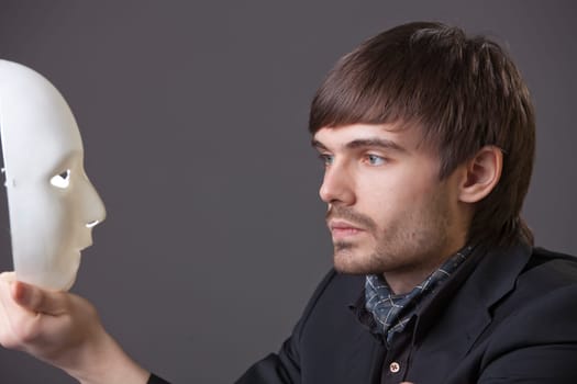 man with mask