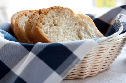 Slices of white bread