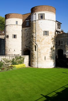 tower of london famous royal castle and medieval prison in capital of great britain or england. tourist attraction in united kingdom