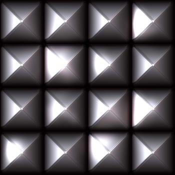 A metal studs pattern you might find on a belt or fashion accessory.  This tiles seamlessly as a pattern in any direction.