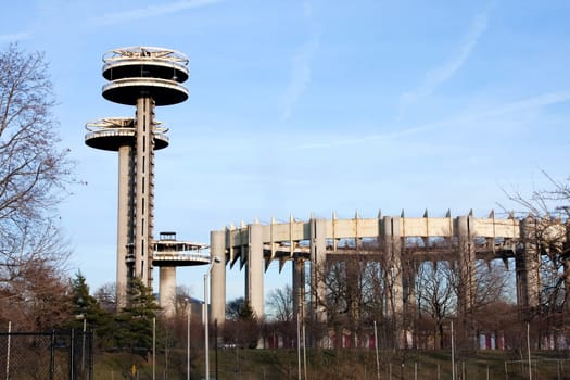 Tent of Tomorrow at the World Fair in Flushing Meadows Corona Park in Queens New York