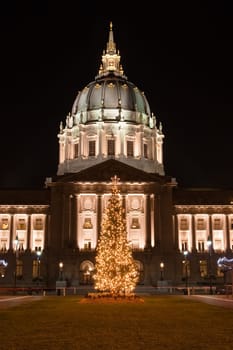 City Hall of San Francisco, California, opened in 1915, in its open space area in the city&#039 s Civic Center, is a Beaux-Arts monument to the brief "City Beautiful"" movement that epitomized the high-minded American Renaissance of the period 18"