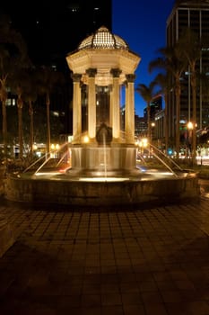 The Gaslamp Quarter is a 16 1/2 block historical neighborhood in downtown San Diego, California. Its main period of development began in 1867, when Alonzo Horton bought the land in hopes of creating a new city center closer to the bay, and chose 5th Avenu