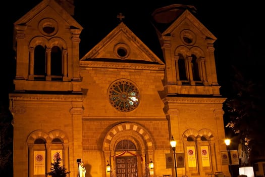 Cathedral Basilica of Saint Francis of Assisi, commonly known as Saint Francis Cathedral, is a Roman Catholic cathedral in downtown Santa Fe, New Mexico. It is the mother church of the Archdiocese of Santa Fe.