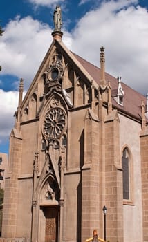 Cathedral Basilica of Saint Francis of Assisi, commonly known as Saint Francis Cathedral, is a Roman Catholic cathedral in downtown Santa Fe, New Mexico. It is the mother church of the Archdiocese of Santa Fe.