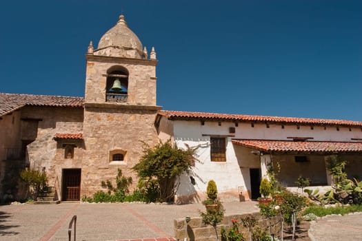 Mission San Carlos Borromeo de Carmelo, also known as the Carmel Mission, is a historic Roman Catholic mission church in Carmel-by-the-Sea, California. It was the headquarters of the padre presidente, Father Fermin Francisco de Lasuen.