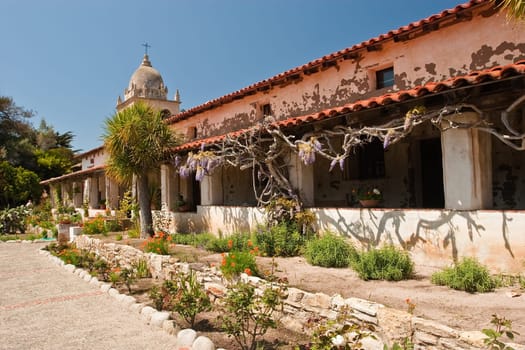 Mission San Carlos Borromeo de Carmelo, also known as the Carmel Mission, is a historic Roman Catholic mission church in Carmel-by-the-Sea, California. It was the headquarters of the padre presidente, Father Fermin Francisco de Lasuen.