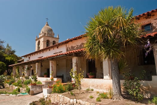 Mission San Carlos Borromeo de Carmelo, also known as the Carmel Mission, is a historic Roman Catholic mission church in Carmel-by-the-Sea, California. It was the headquarters of the padre presidente, Father Fermin Francisco de Lasuen.