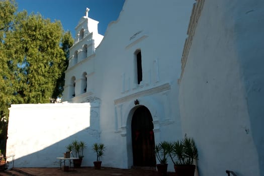 Mission San Diego de Alcalá, also known as the San Diego Mission Church, was founded on July 16, 1769, the first in the twenty-one Alta California mission chain established by Father Presidente Junípero Serra