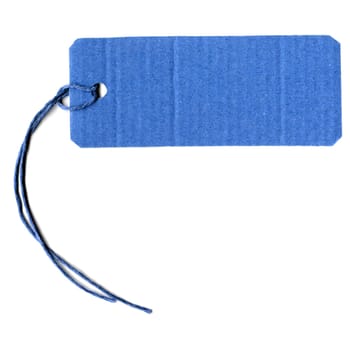 Price tag or address label with string