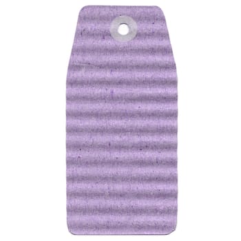 Tag label isolated over a white background