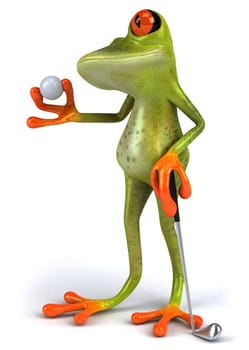 Frog and golf