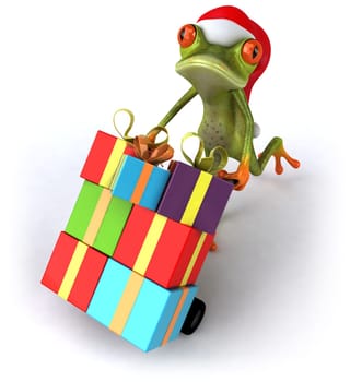 Frog santa