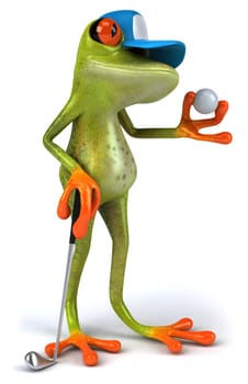 Frog and golf