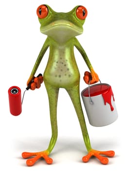 Frog painter