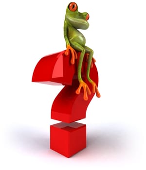 Frog and question