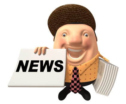 Newspaper boy
