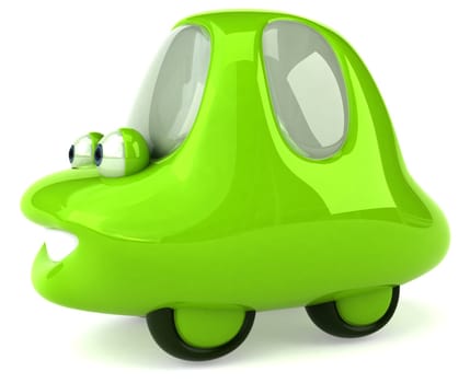 Green car