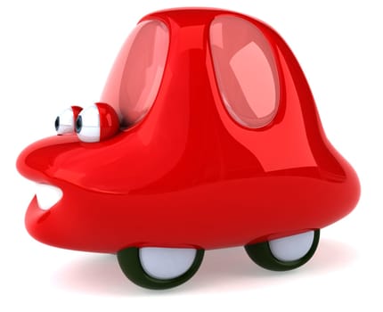 Red car