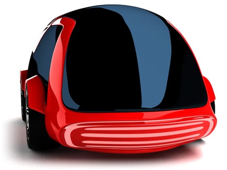 Red car