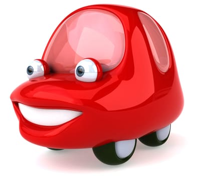 Red car