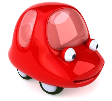 Red car