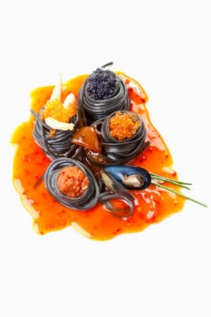 black pasta