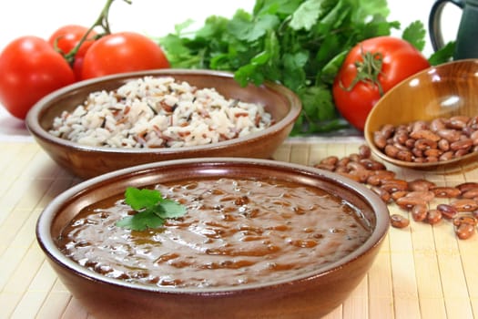 Indian dish with beans and lentils