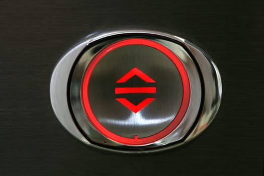 illuminating the image of a black background on the elevator buttons
