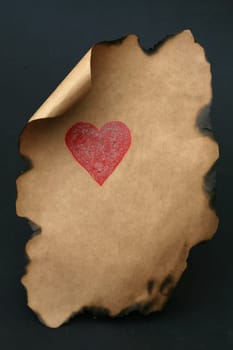 emotional heart design crafted Valentine&#039 s Day