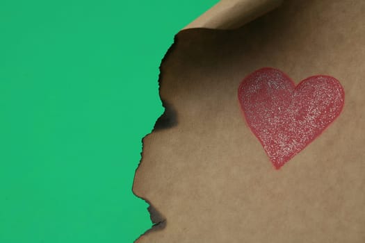 emotional heart design crafted Valentine&#039 s Day