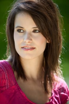 Portrait of a young woman
