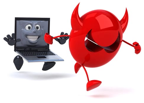 Laptop and virus