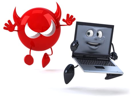 Laptop and virus