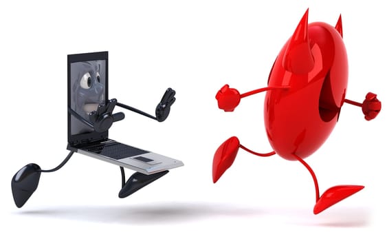 Laptop and virus