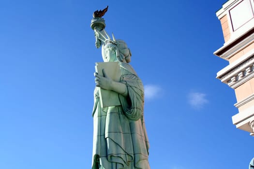 Liberty in front of Hotel New York New York